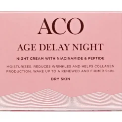 ACO AGE DELAY NIGHT CREAM DRY SKIN