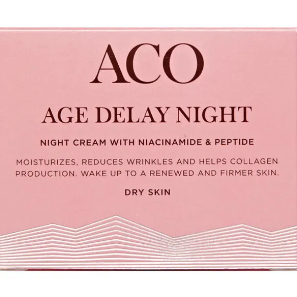 ACO AGE DELAY NIGHT CREAM DRY SKIN