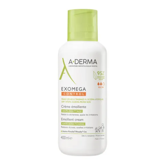 A-DERMA EXOMEGA CONTROL EMOLLIENT CREAM (400 ML)