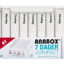 ANABOX 7 DAGE COMPACT (HVID)