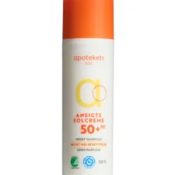 APOTEKETS ANSIGTS SOLCREME SPF 50+