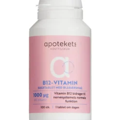APOTEKETS B12 VITAMIN BLÅBÆRSM