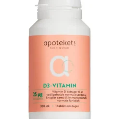 APOTEKETS D3-VITAMINER 25UG