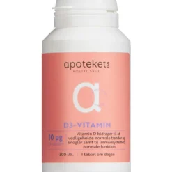 APOTEKETS D3 VITAMIN 10 UG