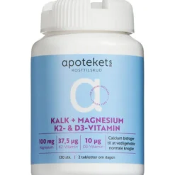 APOTEKETS KALK+MG+K2+D