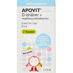 APOVIT D-DRÅBER + MÆLKESYREBAKTERIER