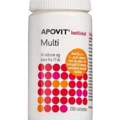 APOVIT MULTI TABLETTER (200 STK)