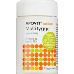 APOVIT MULTI TYGGE APPELSIN (75 STK)