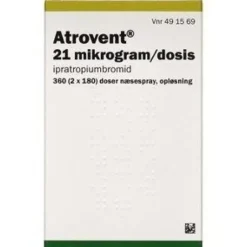 ATROVENT NÆSESPRAY (PA) 2*180 DOSER