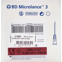 BD MICROLANCE 3 (26G) KANYLER
