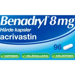 BENADRYL 8 MG 96 STK