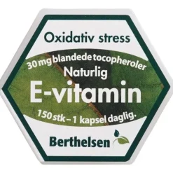 BERTHELSEN NATURLIG E-VITAMIN KAPSLER