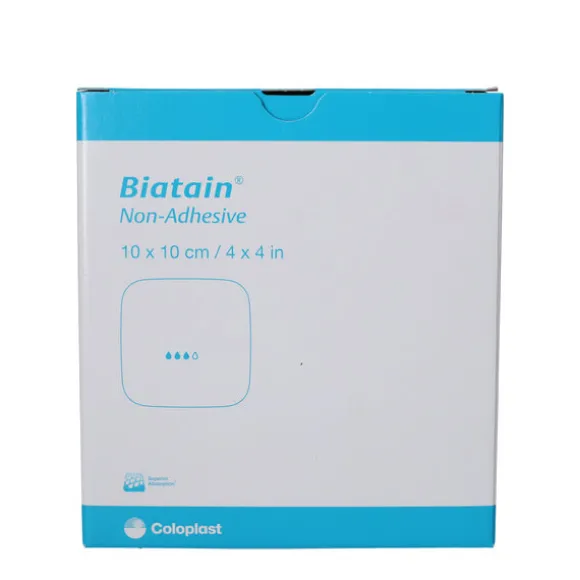 BIATAIN NON-ADHESIVE BANDAGE (10X10CM)