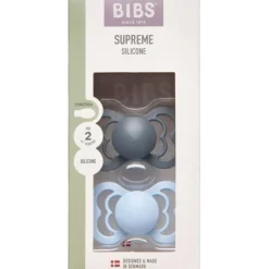 BIBS SUPREME STR2 IRON/BABY BL