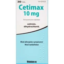 CETIMAX 10MG 30 STK
