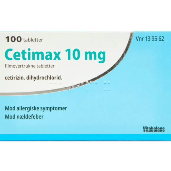 CETIMAX 10MG 100 STK