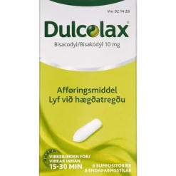DULCOLAX SUPPOSITORIER 10 MG 6 STK