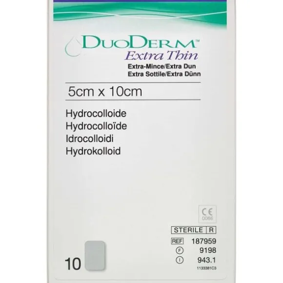 DUODERM EXTRA THIN HYDROACTIVE BANDAGE (5X10 CM)