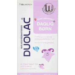 DUOLAC DAGLIG+ BØRN (60 STK.)