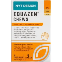 EQUAZEN CHEWS TYGGEKAPSLER (60 STK.)