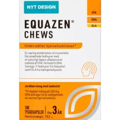 EQUAZEN CHEWS TYGGEKAPSLER (180 STK.)