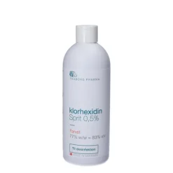 FAABORG KLORHEXIDIN FARVET SPRIT 0,5% (500 ML)