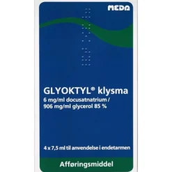 GLYOKTYL KLYSMA 4 * 7,5 ML