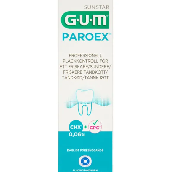 GUM PAROEX TANDPASTA 0,06 CHX
