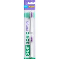 GUM SONIC ORTHO BØRSTEHOVEDER