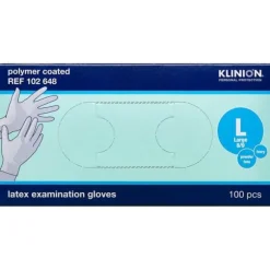 KLINION PROTECTION LATEX HANDSKER (L/PUDDERFRI)