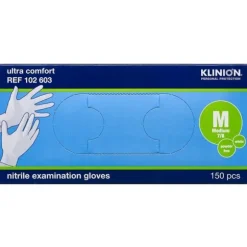 KLINION PROTECTION NITRILE HANDSKER (M-PUDDERFRI)