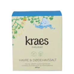 KRAES BABYBAD HAVRE & DØDEHAVSSALT (600 G)