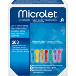 KULØRTE MICROLET LANCETTER