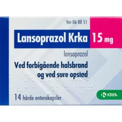 LANSOPRAZOL KRKA 15 MG 14 STK