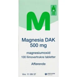 MAGNESIA "DAK" 100 STK