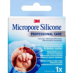 3M MICROPORE SILIKONE TAPE (2,5 CM)