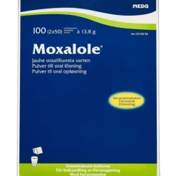 MOXALOLE PULVERE TIL ORAL OPLØSNING 100 STK
