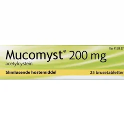 MUCOMYST 200 MG 25 STK