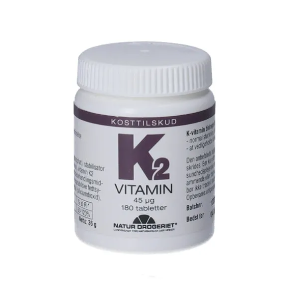 NATURDROGERIETS K2-VITAMIN TABLETTER