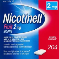 NICOTINELL FRUIT 2 MG 204 STK
