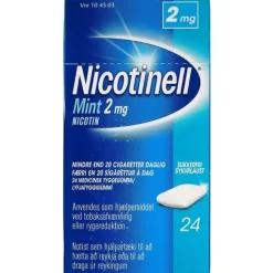 NICOTINELL MINT 2 MG 24 STK