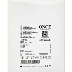 ONCE LUER SPRØJTE (20 ML)