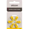OTICON ZINC AIR BATTERIER 6 STK. (+10)