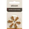 OTICON ZINC AIR BATTERIER 6 STK. (NR. 312)