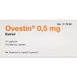 OVESTIN VAGITORIER (2C4) 15 STK