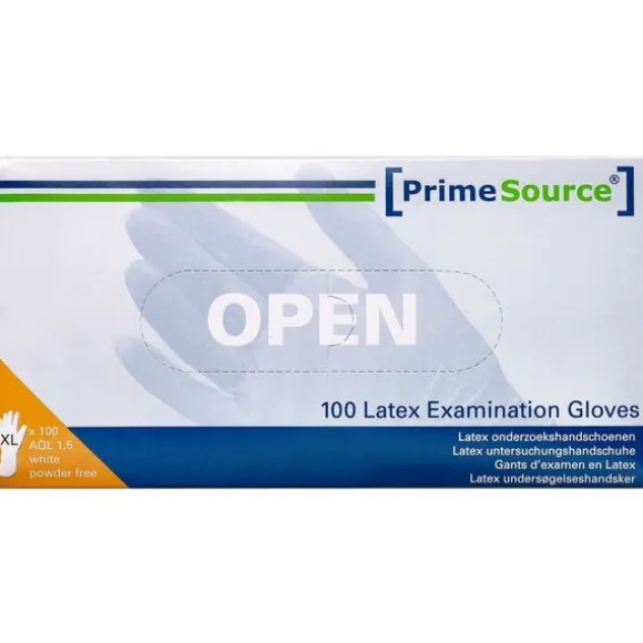 PRIMESOURCE LATEX HANDSKER U/PUDDER (XL)