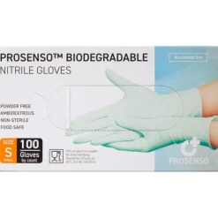 PROSENSO BIODEGRADABLE NITRILHANDSKER (S)
