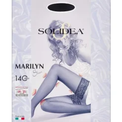 SOLIDEA MARILYN SHEER LÅRSTRØMPER (S/SORT)