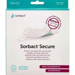 SORBACT BAKTERIEBINDENDE PLASTER (8X10 CM)