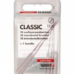 TANDEX CLASSIC MELLEMRUMSBØRSTE (RØD)